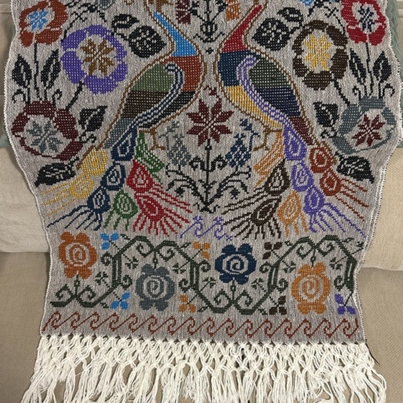 Colorful Tapestry with Fringe - Picture 2 of 3